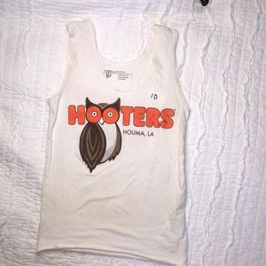 White hooters tank (#10)